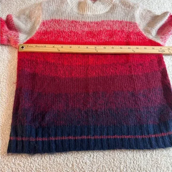 American Eagle Sweater Womens‎ Size XS Ombre Knitted Mock Neck pullover Cropped - Picture 6 of 12